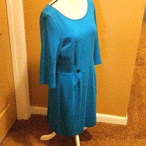 Soft Blue fitted Dress